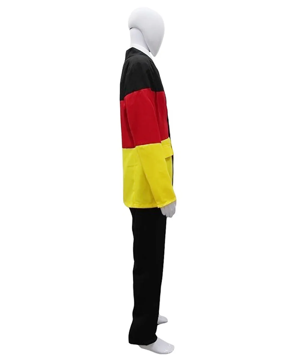 Adult Men's Germany Flag Party Suit Sports Costume | Patriotic Cosplay Costume