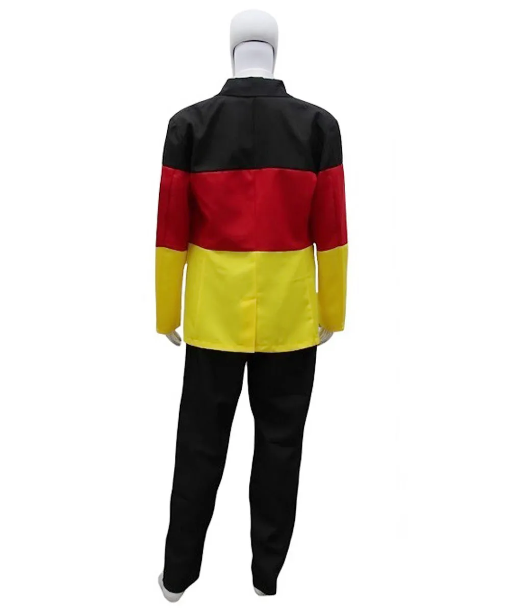 Adult Men's Germany Flag Party Suit Sports Costume | Patriotic Cosplay Costume