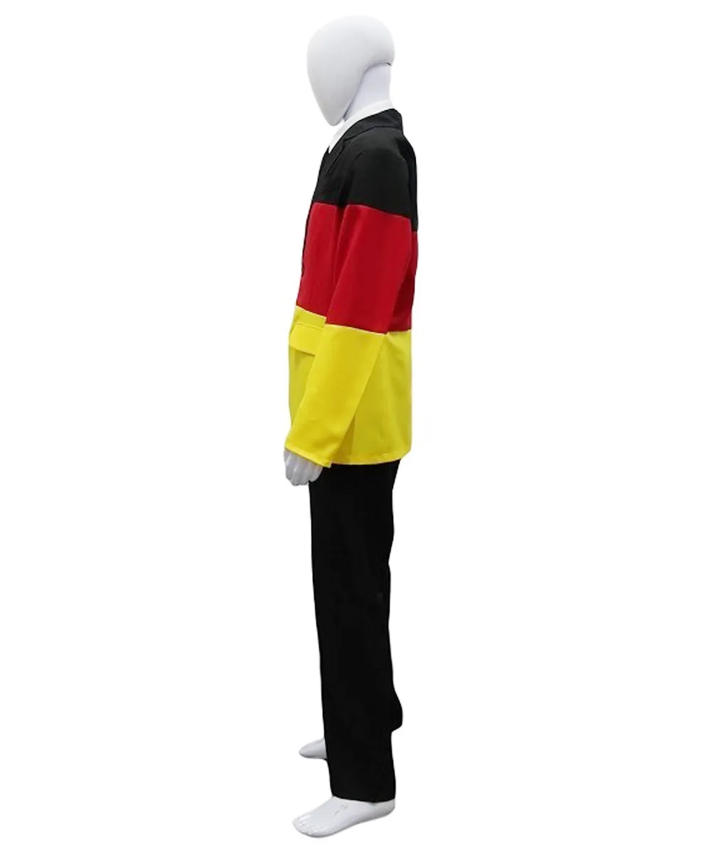 Adult Men's Germany Flag Party Suit Sports Costume | Patriotic Cosplay Costume