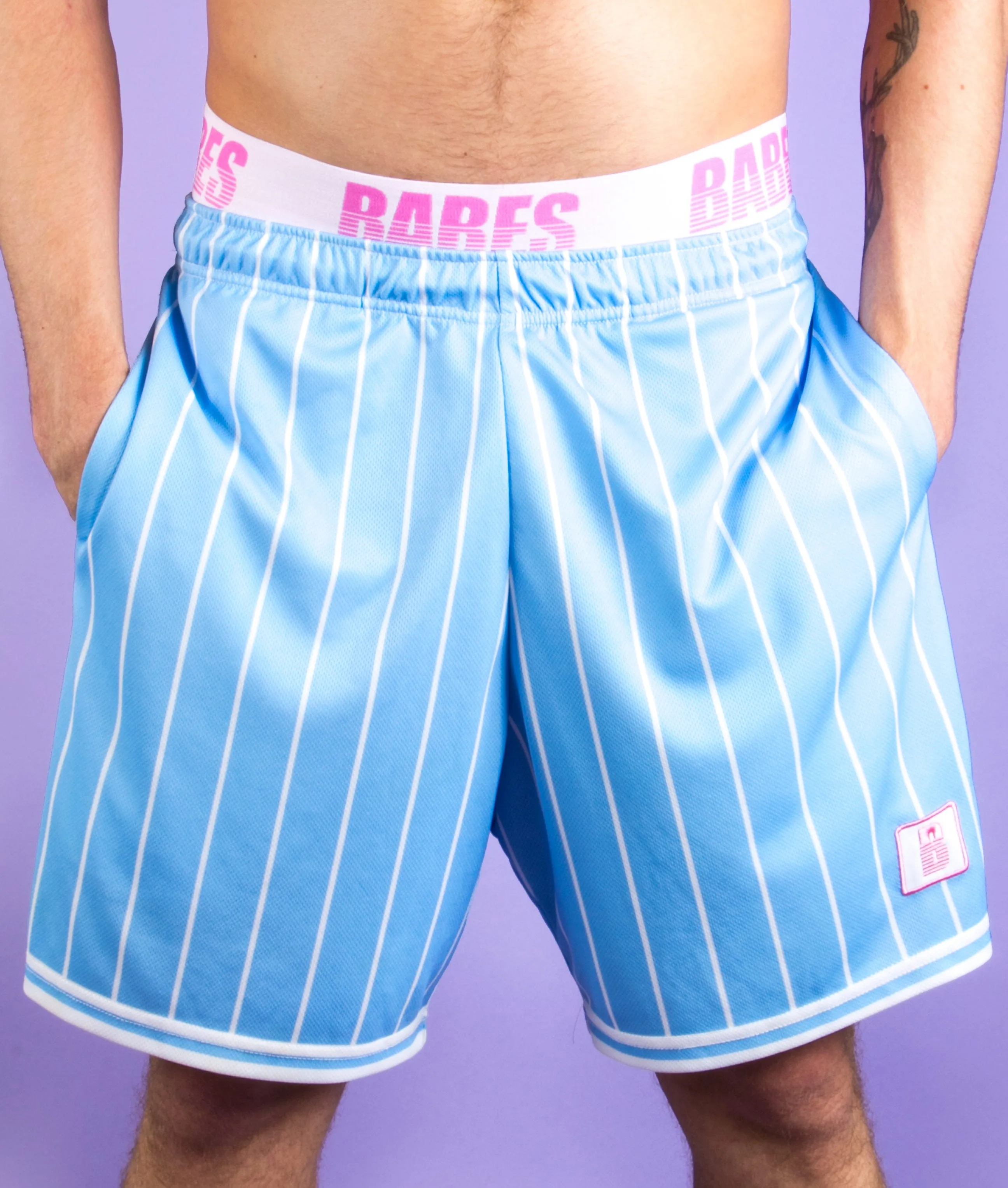 BABES BLUE BASKETBALL SHORTS