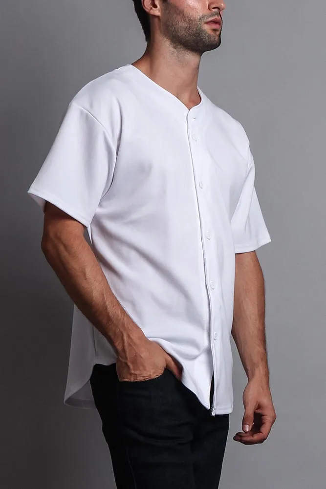 Baseball Button Down Short Sleeve Jersey