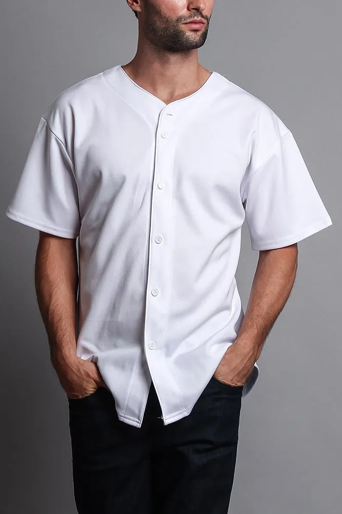 Baseball Button Down Short Sleeve Jersey