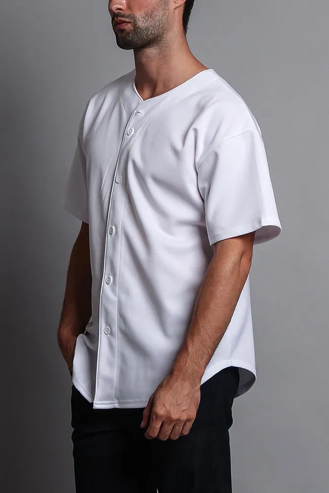 Baseball Button Down Short Sleeve Jersey