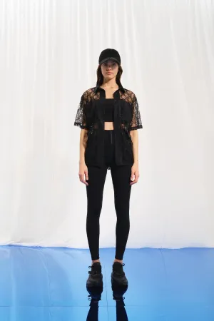 Black Scuba Leggings 17118