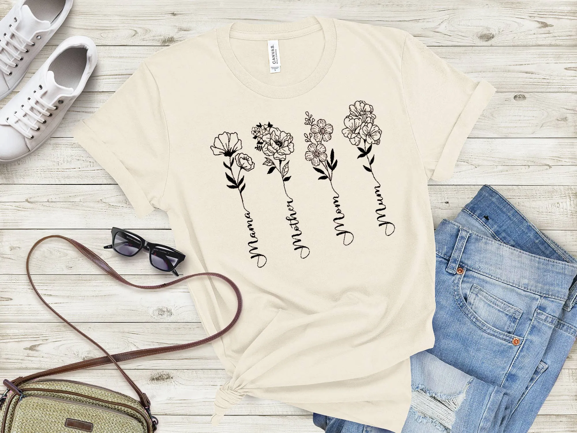 Blessed mama /Flower mama gift