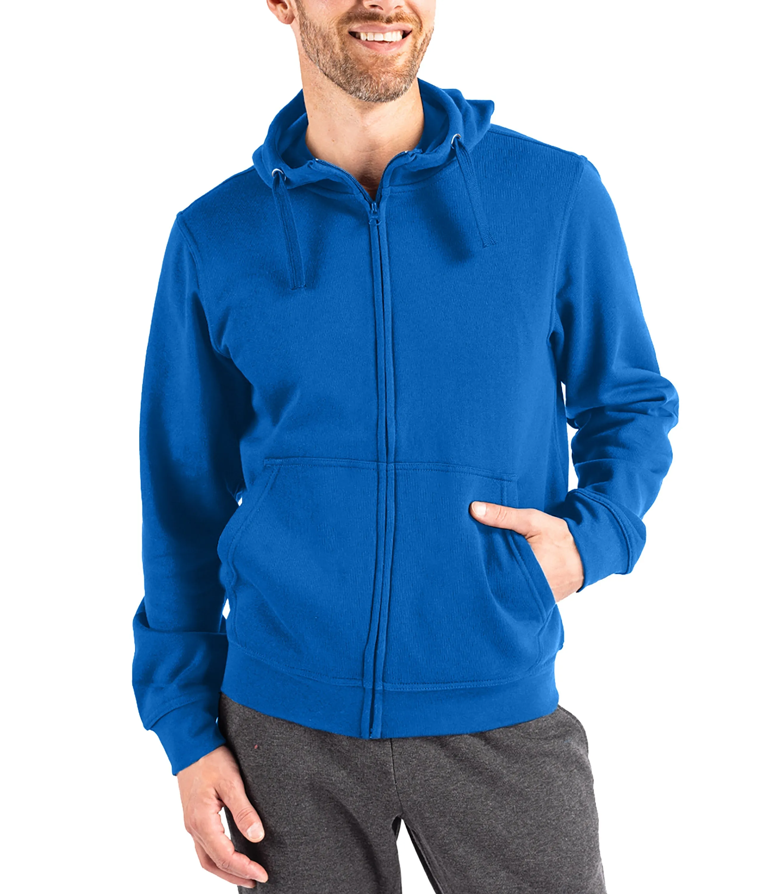 Clique Unisex Stockholm Full Zip Hoodie by Cutter & Buck Apparel