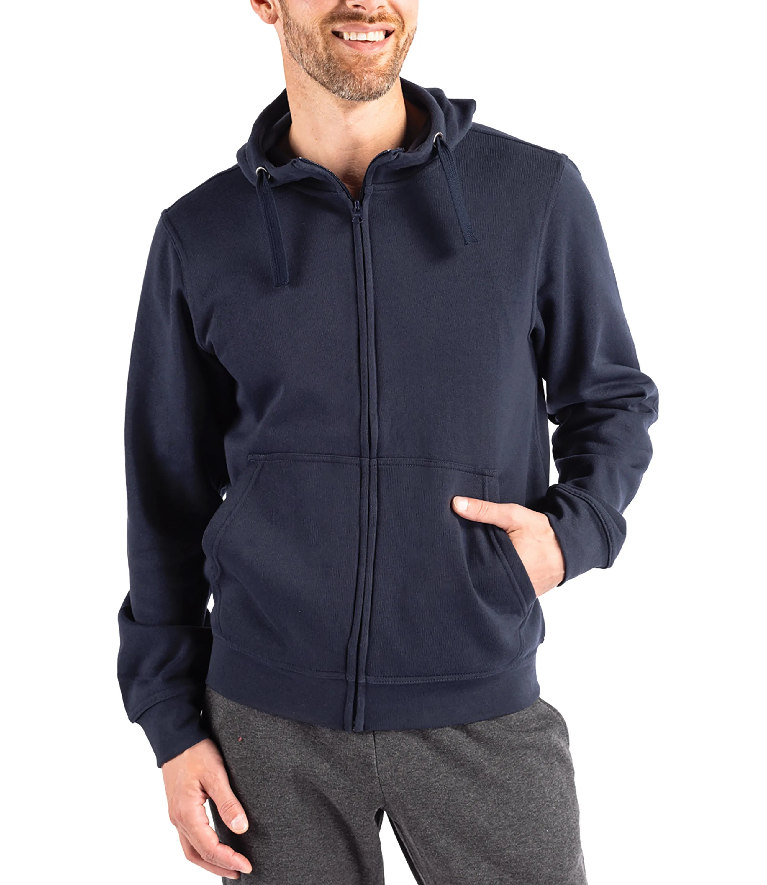 Clique Unisex Stockholm Full Zip Hoodie by Cutter & Buck Apparel