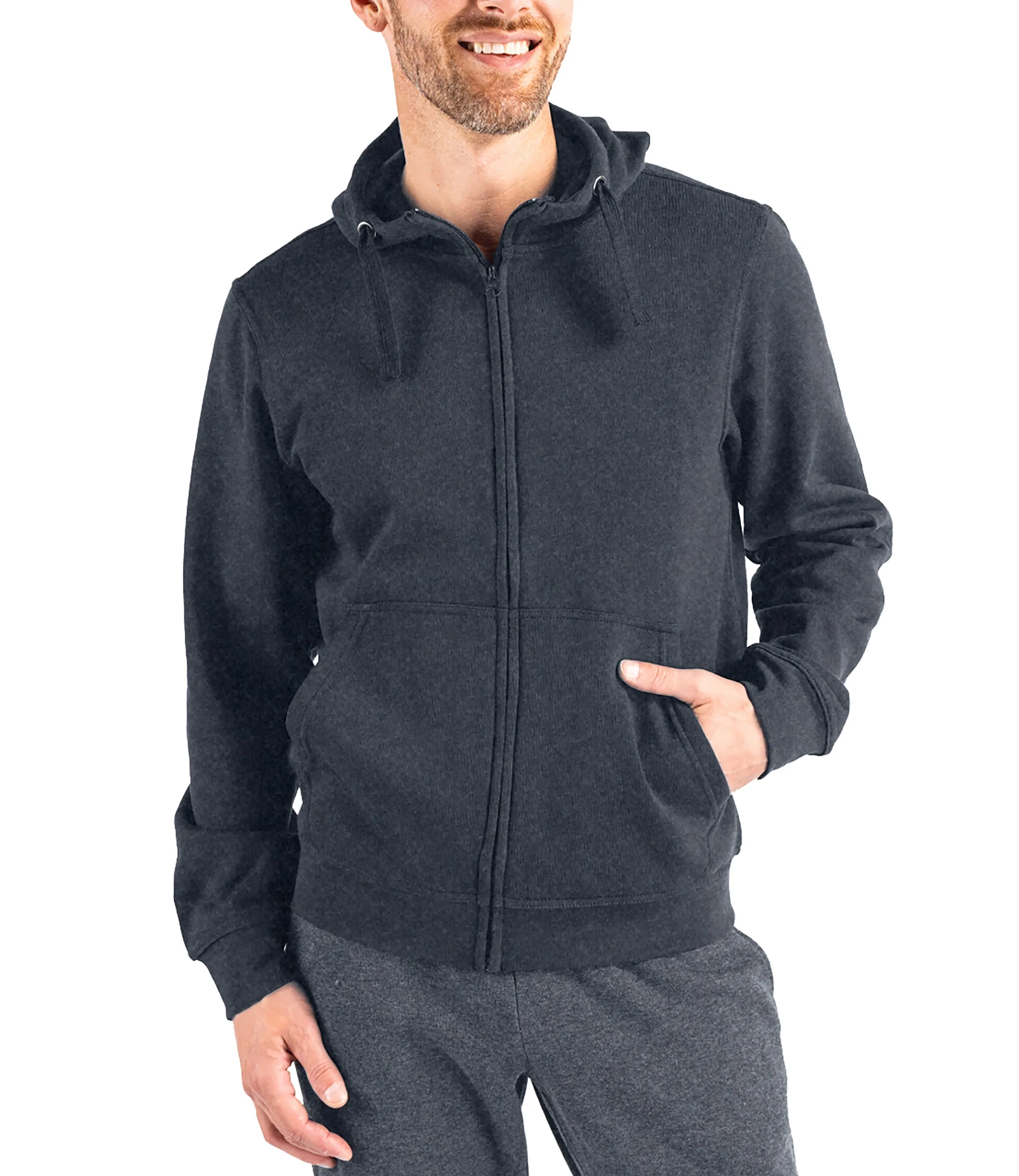 Clique Unisex Stockholm Full Zip Hoodie by Cutter & Buck Apparel