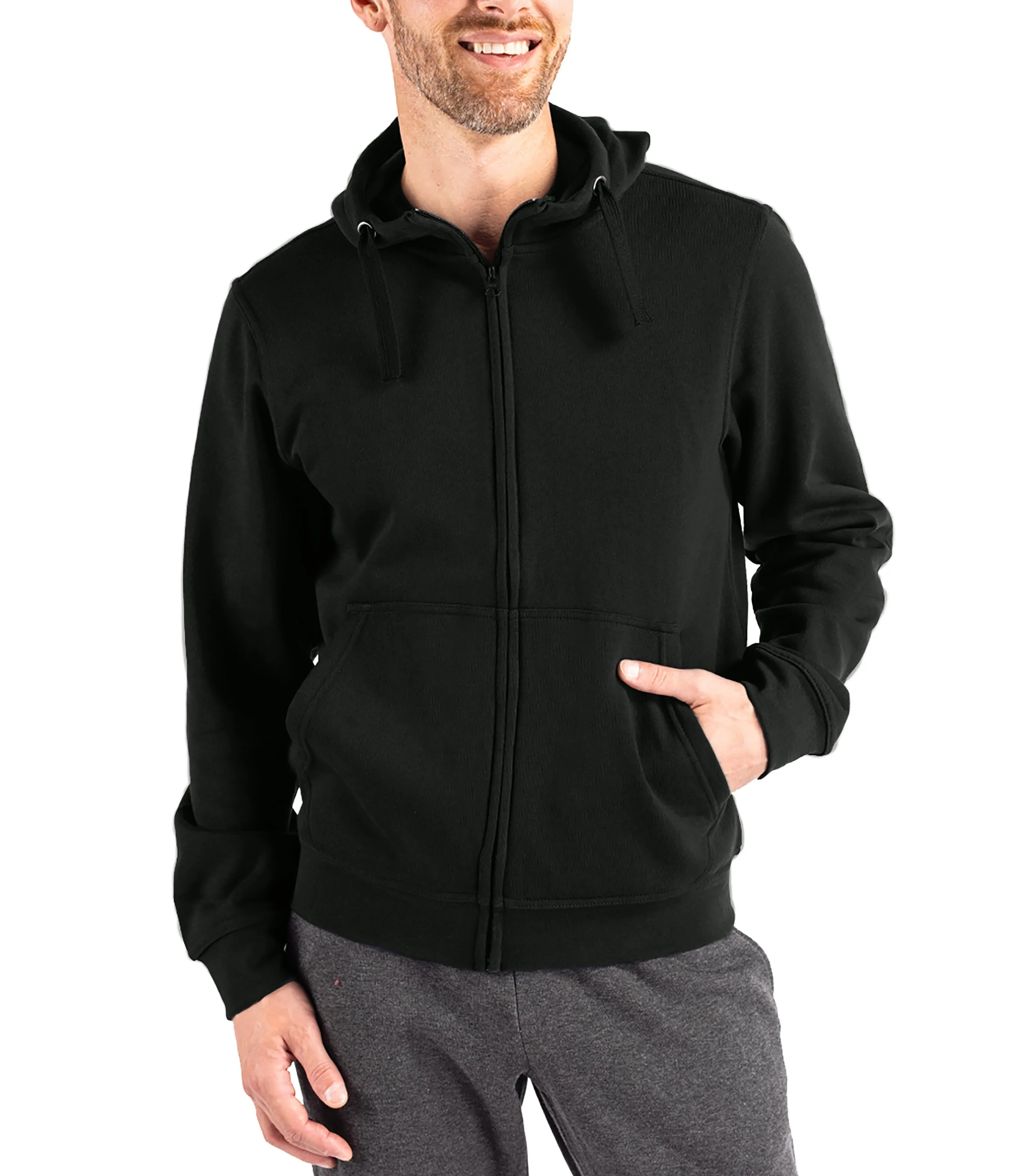 Clique Unisex Stockholm Full Zip Hoodie by Cutter & Buck Apparel