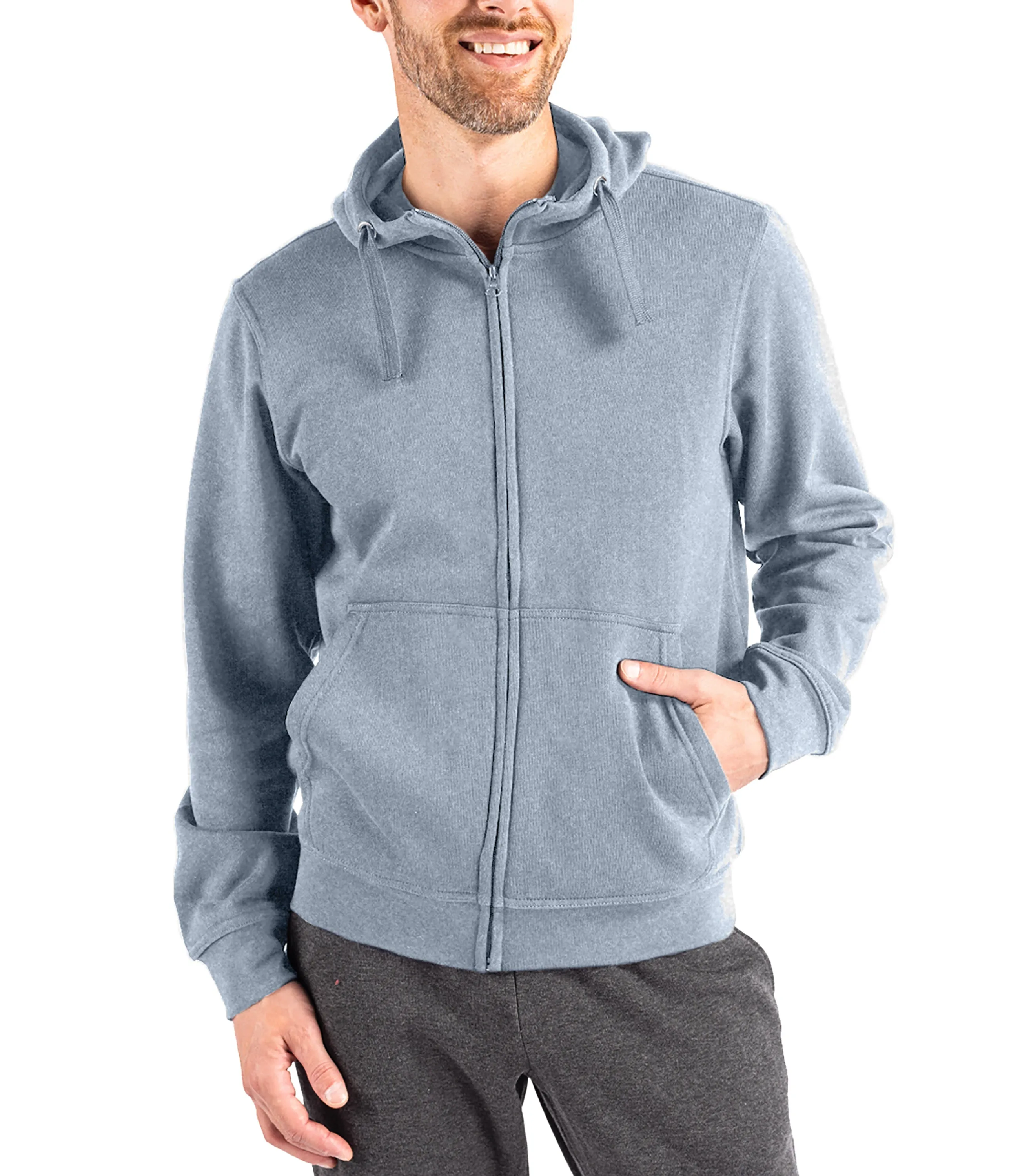 Clique Unisex Stockholm Full Zip Hoodie by Cutter & Buck Apparel