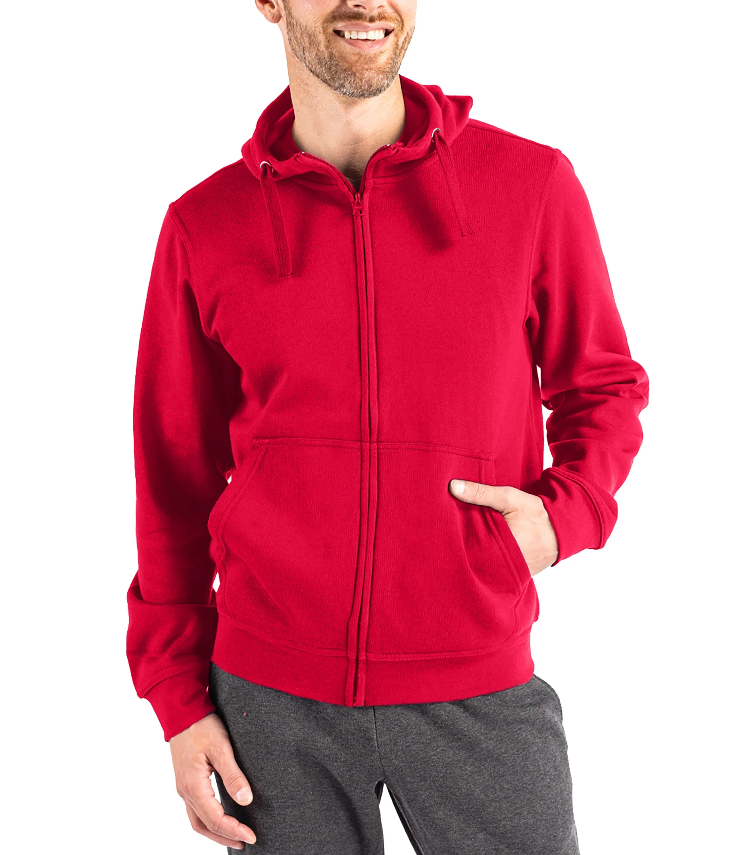 Clique Unisex Stockholm Full Zip Hoodie by Cutter & Buck Apparel