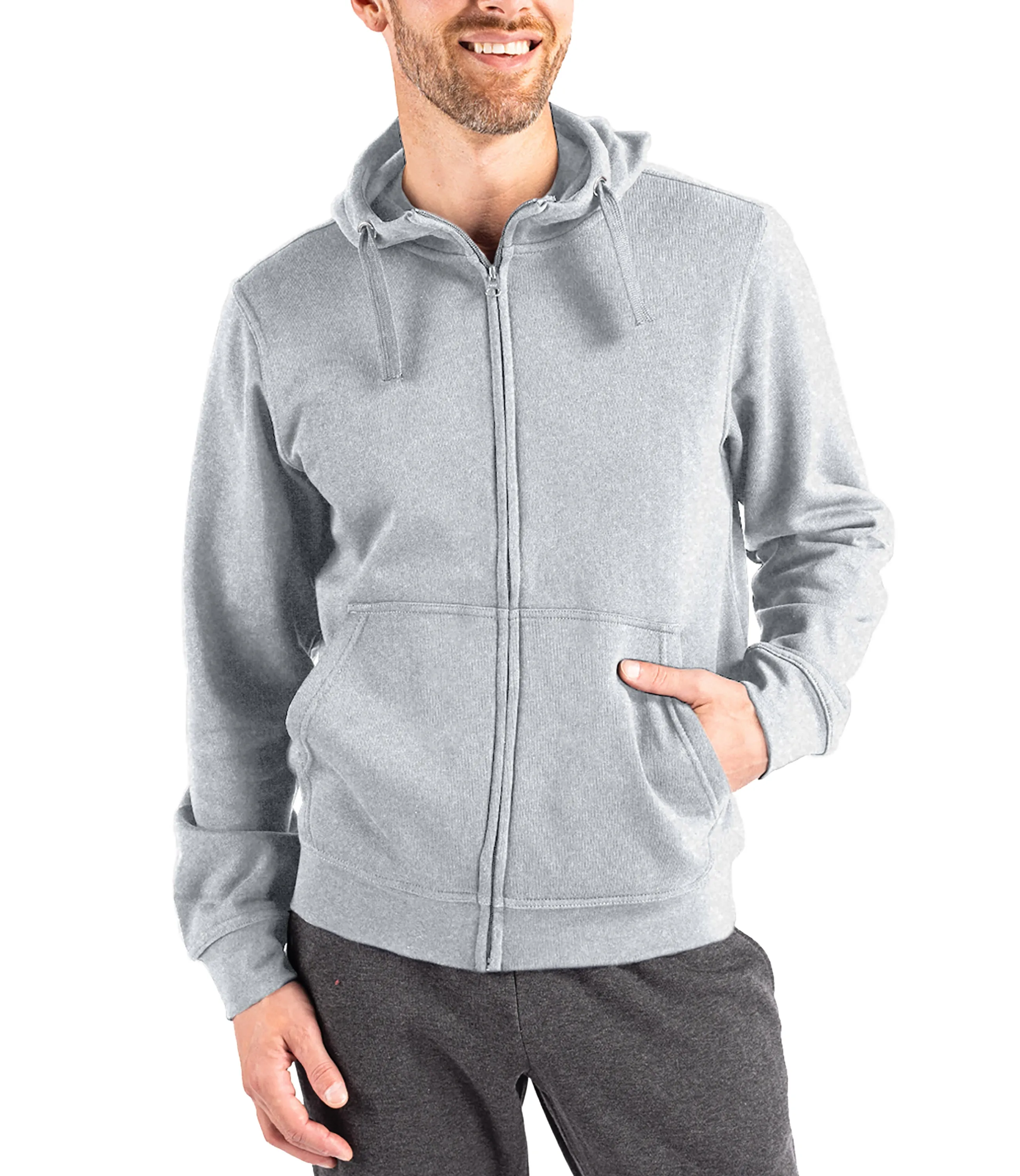 Clique Unisex Stockholm Full Zip Hoodie by Cutter & Buck Apparel