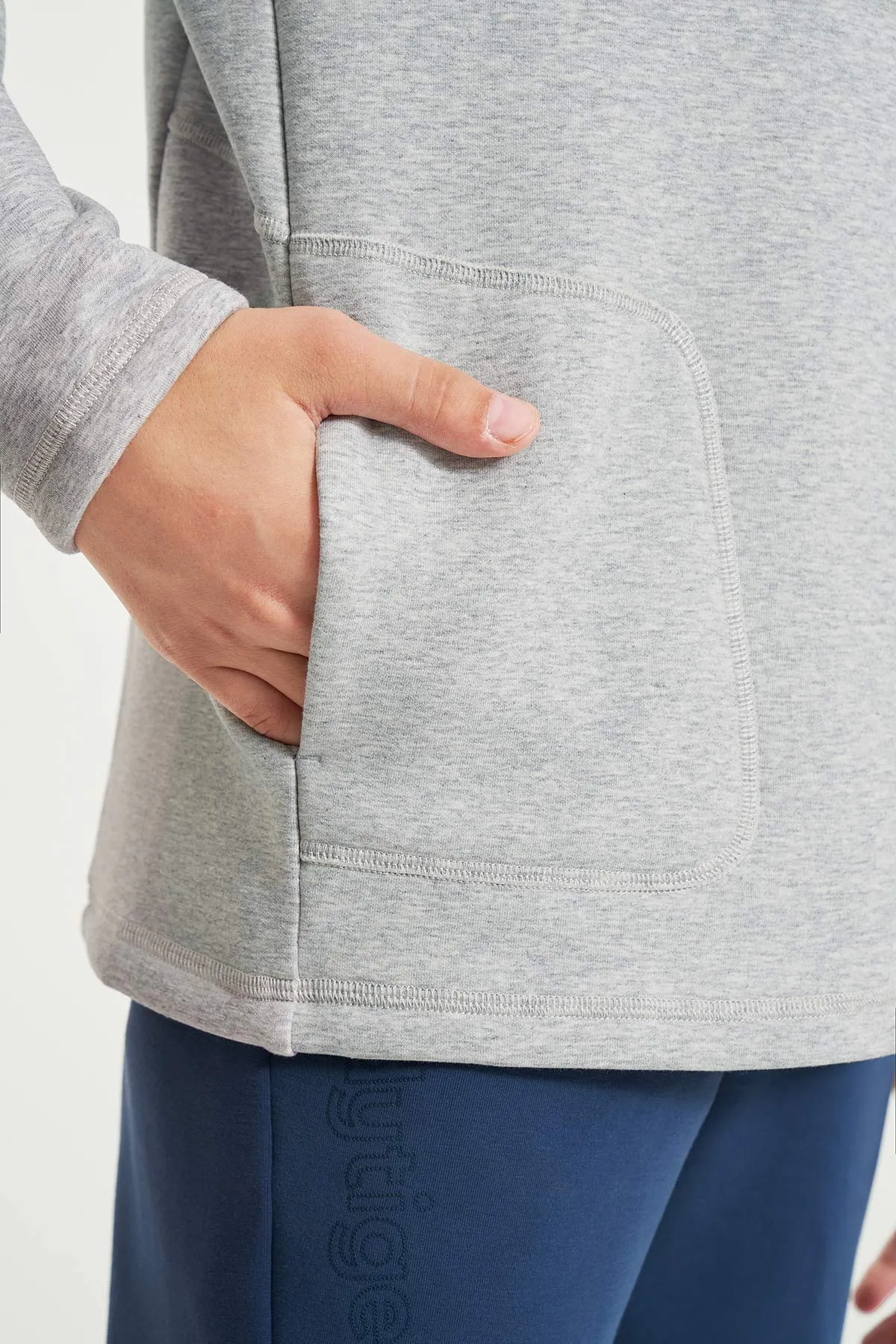 Cotton Power Pocket  Sweater