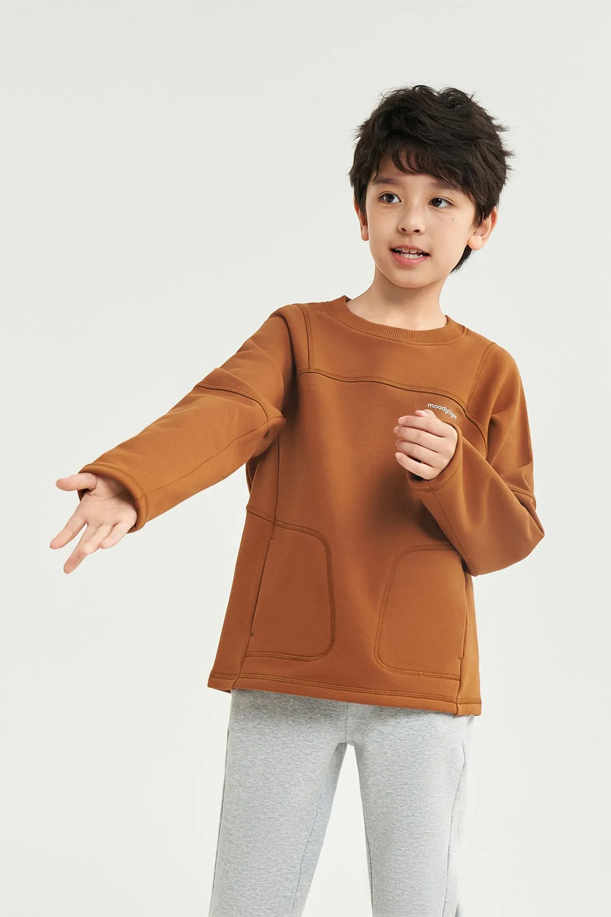 Cotton Power Pocket  Sweater