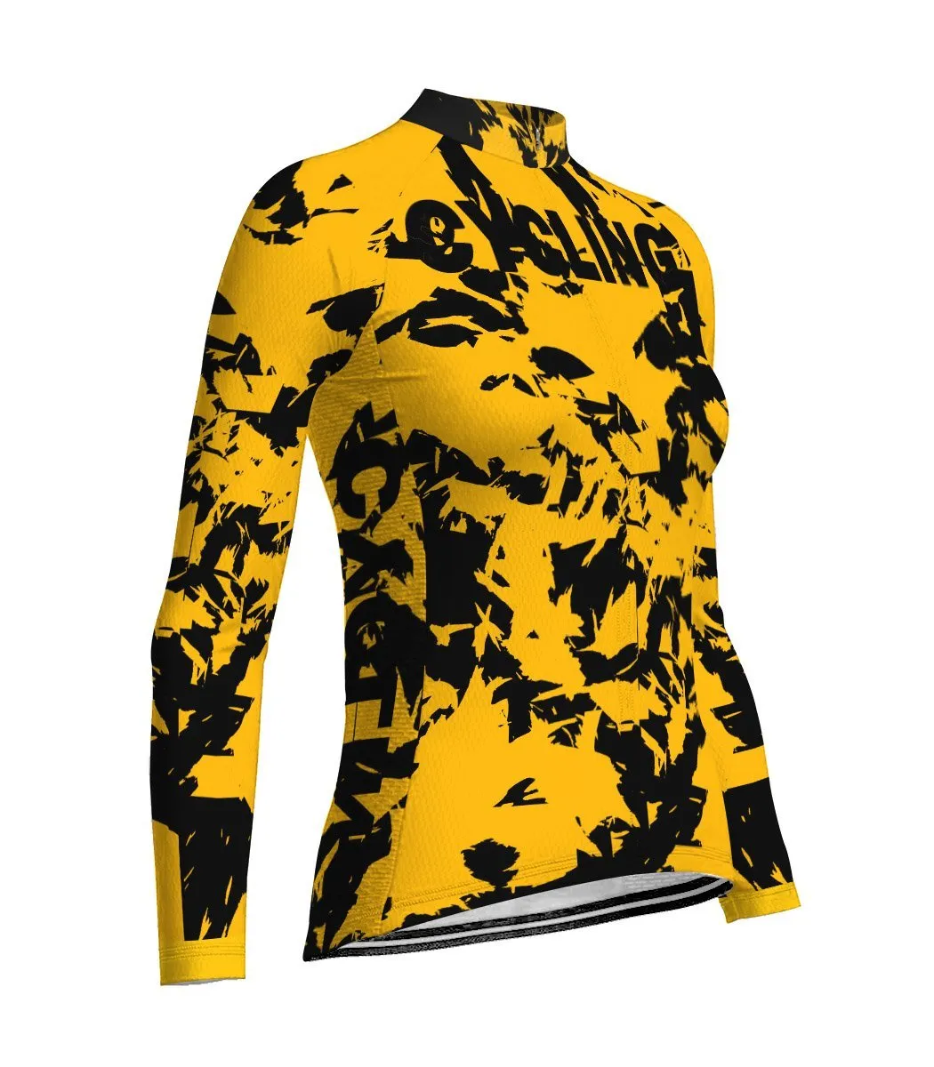 Crazy Long Sleeve Cycling Jersey for Women