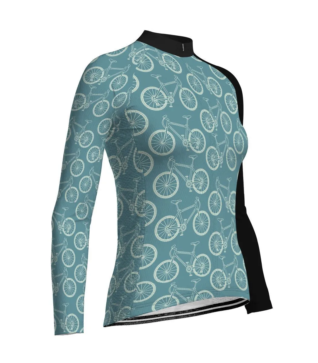 Crazy Long Sleeve Cycling Jersey for Women