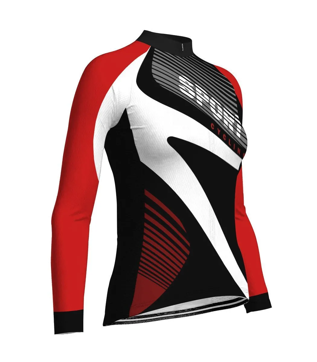 Crazy Long Sleeve Cycling Jersey for Women