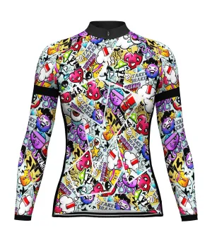 Crazy Long Sleeve Cycling Jersey for Women