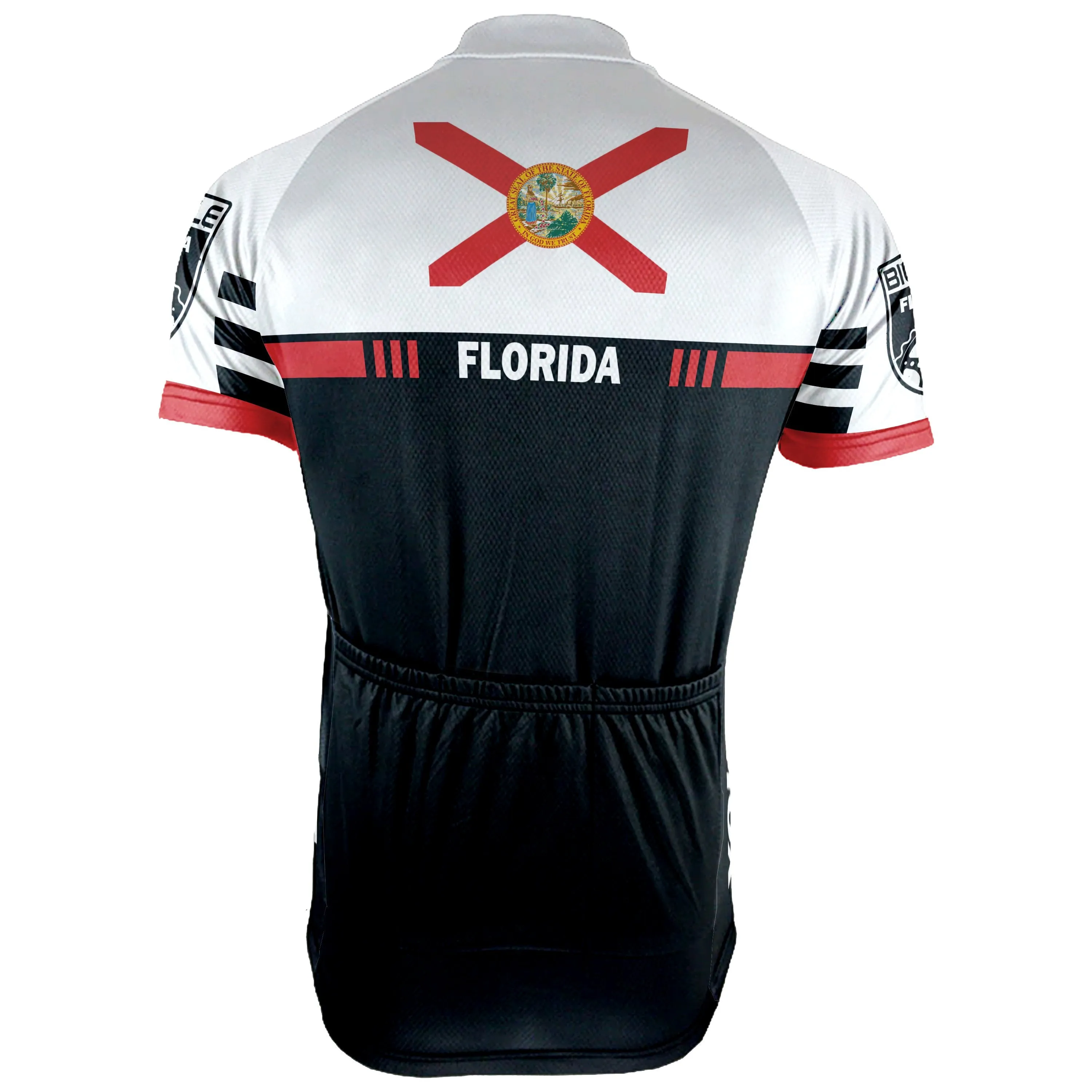 Customized Florida Short Sleeve Cycling Jersey for Men