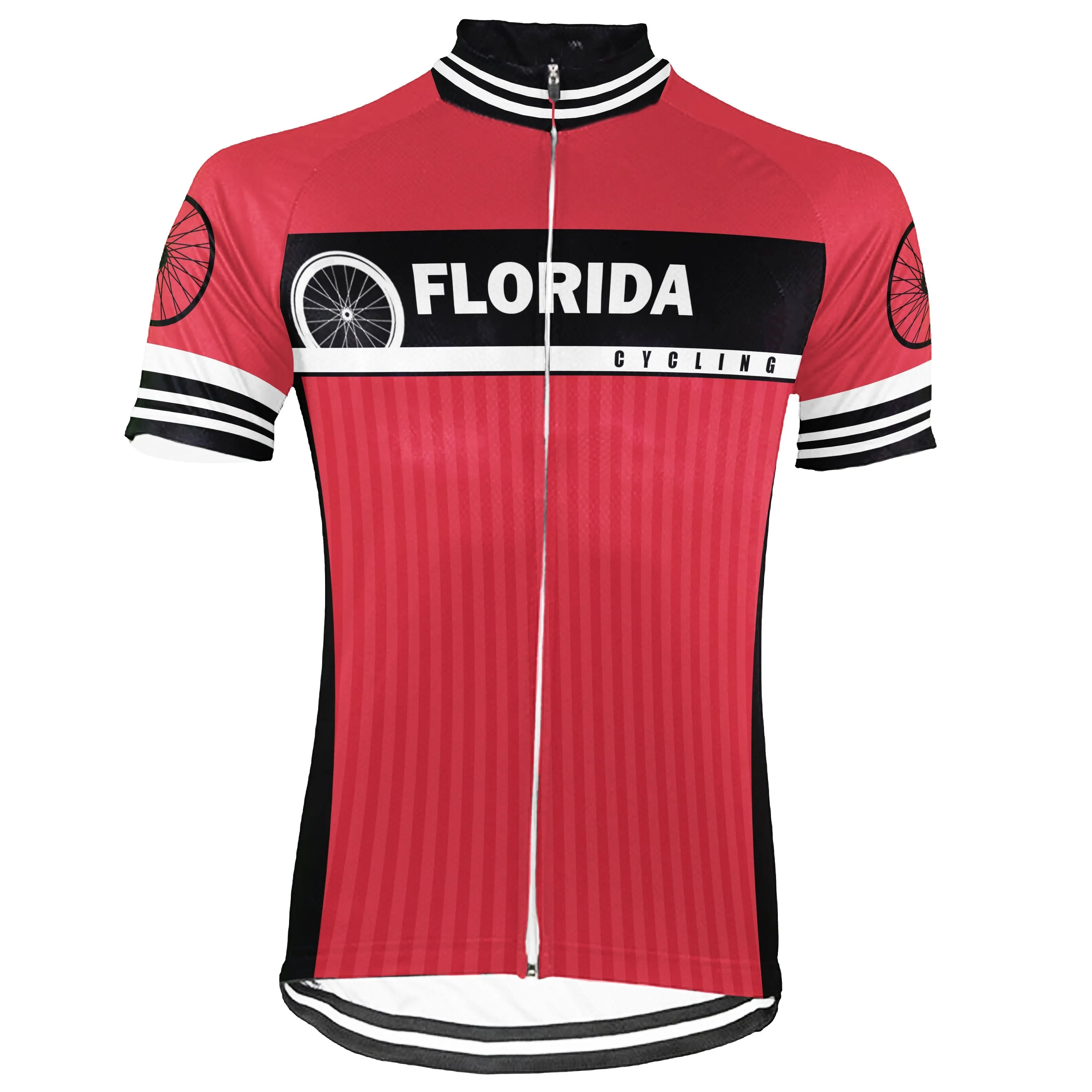 Customized Florida Short Sleeve Cycling Jersey for Men