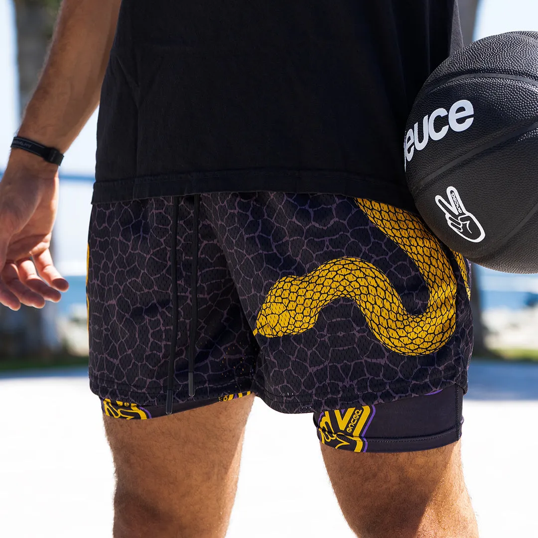 Deuce Mesh Shorts | Mamba 8.24