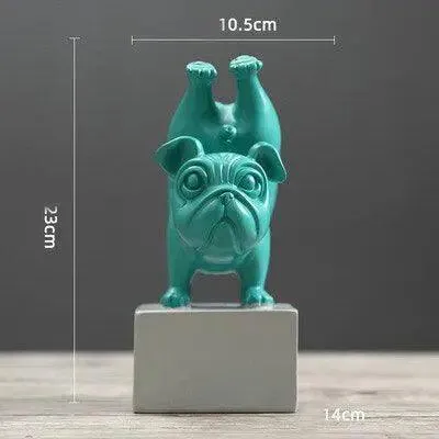 French Yoga Bulldog