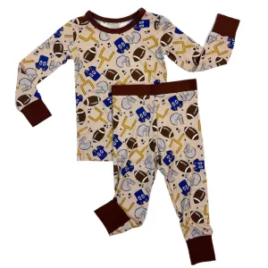 Livi Bee - GAME ON Football Bamboo Pajamas