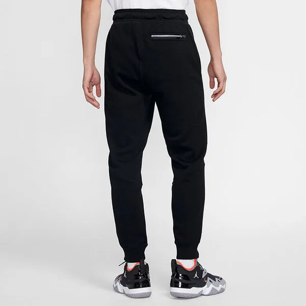 Men's Air Jordan Casual Black Sports Pants/Trousers/Joggers, black