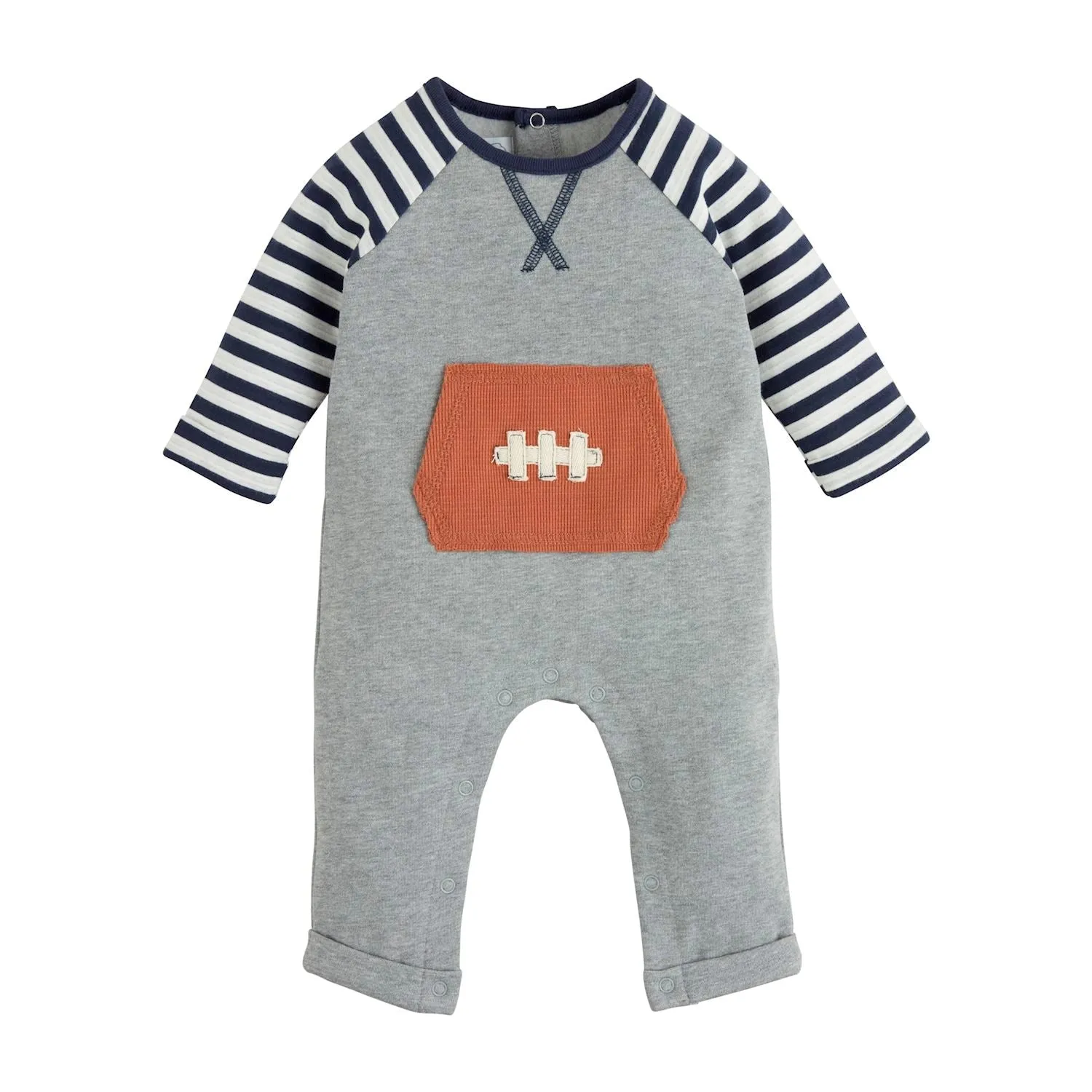 Mud Pie Football Pocket One-Piece