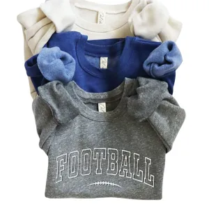 Oat Collective - Football Pullover in Dark Grey