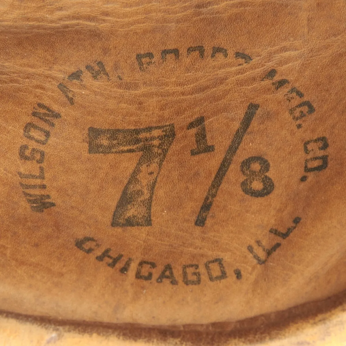 Original U.S. WWII M38 Tanker Helmet by Wilson Athletic Goods with Polaroid M-1944 Goggles