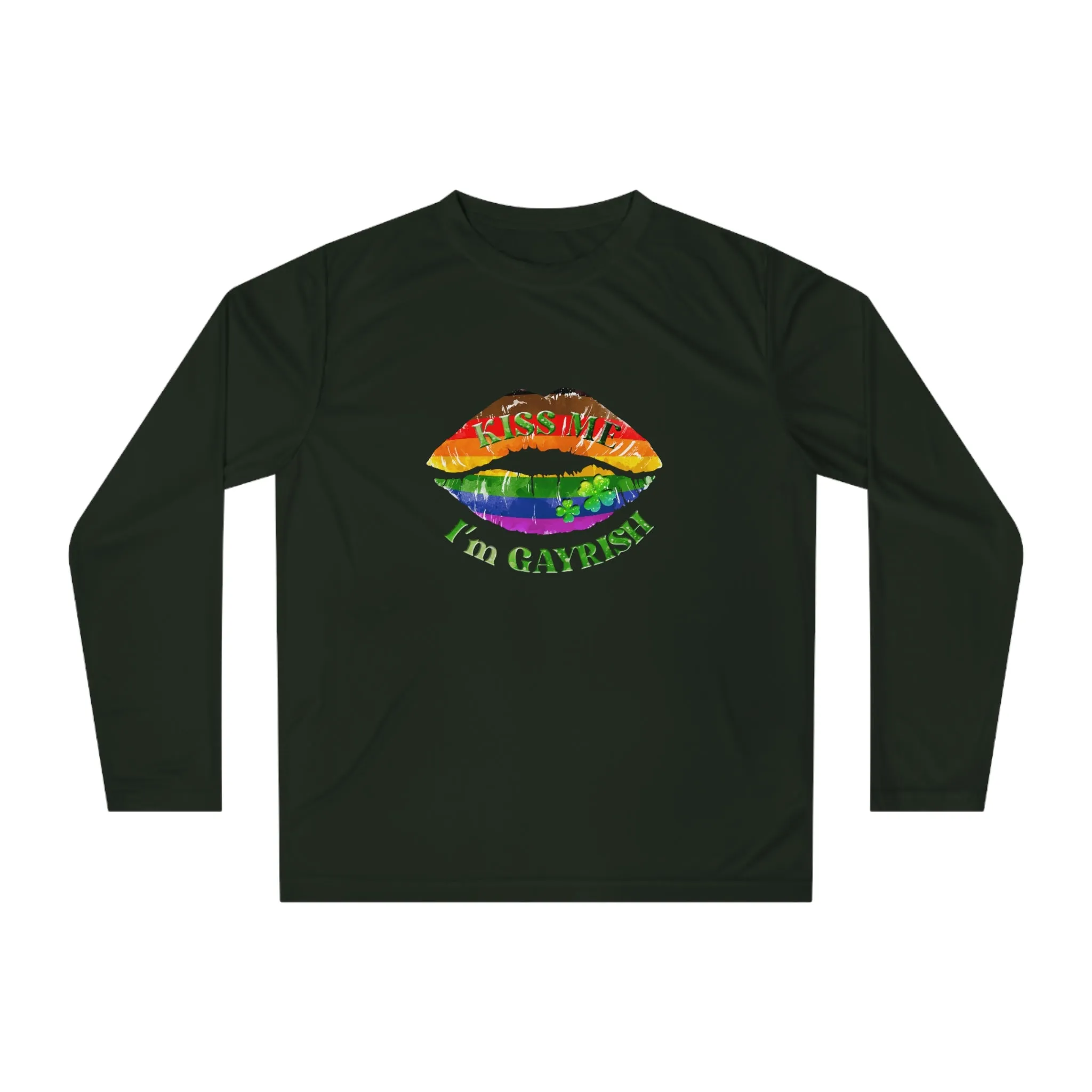 Philadelphia Pride Flag Unisex Performance Long Sleeve Shirt - Kiss Me