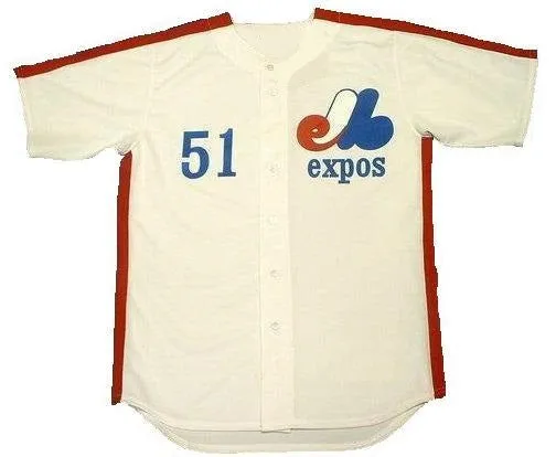 Randy Johnson Expos Home Throwback Jersey