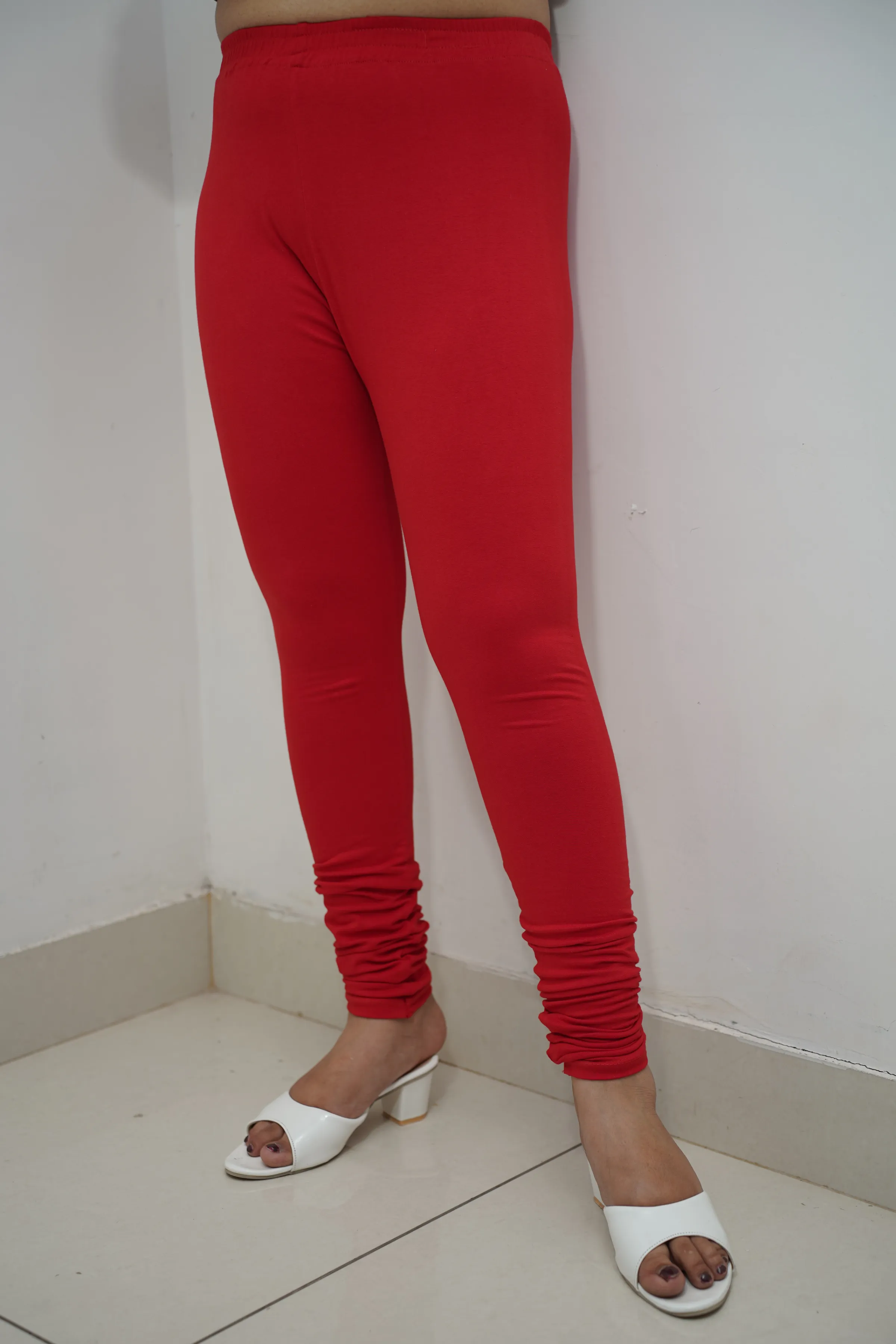 Red Cotton Legging