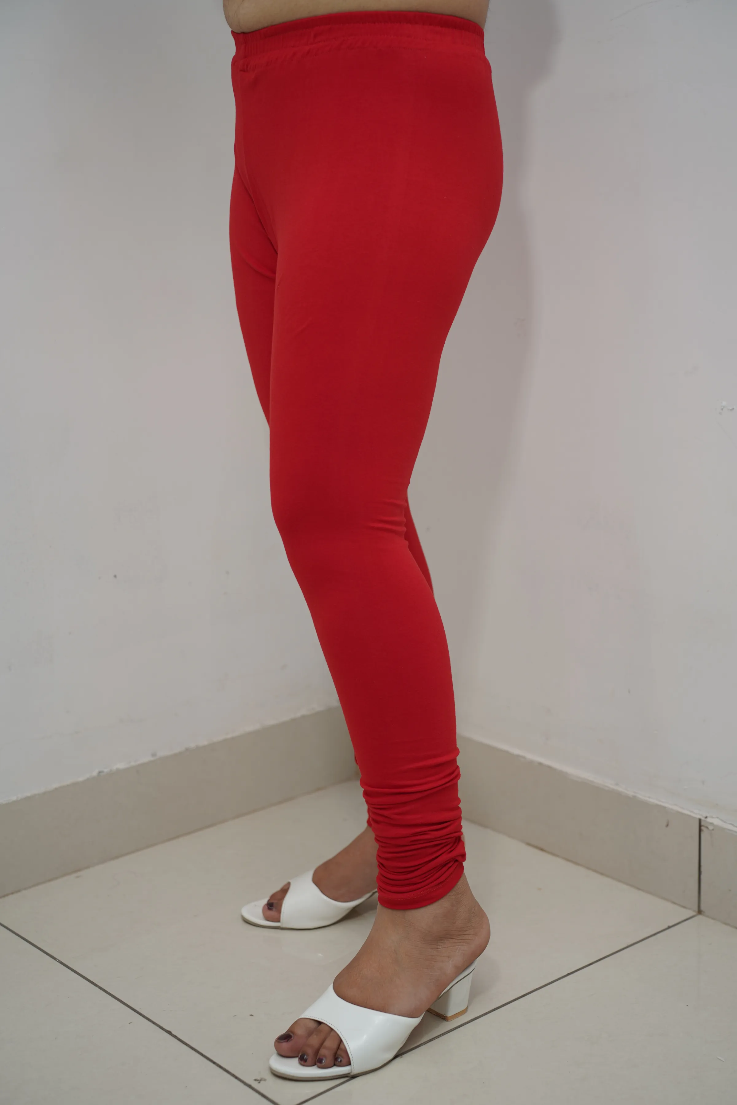 Red Cotton Legging