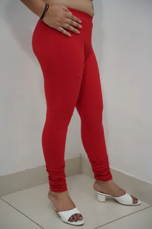 Red Cotton Legging