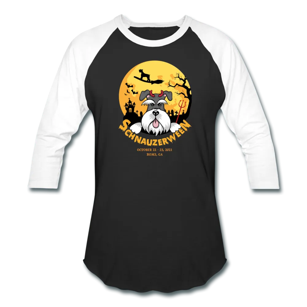 Schnauzerween DEVIL Baseball T-Shirt, Raglan, Schnauzerfest in Rome GA 2021