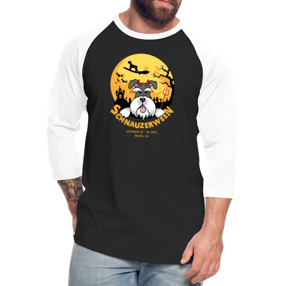 Schnauzerween DEVIL Baseball T-Shirt, Raglan, Schnauzerfest in Rome GA 2021
