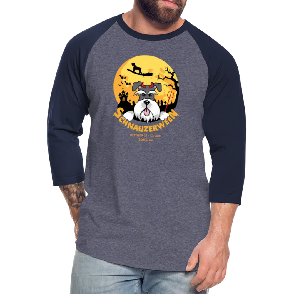 Schnauzerween DEVIL Baseball T-Shirt, Raglan, Schnauzerfest in Rome GA 2021
