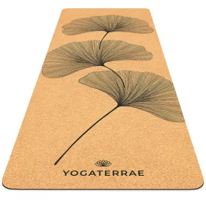 TAPIS DE YOGA GINKGO YIN YANG EN LIGE ET CAOUTCHOUC NATURELS