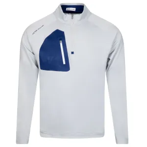 Verge Performance Quarter Zip Mid Layer British Grey - SS24
