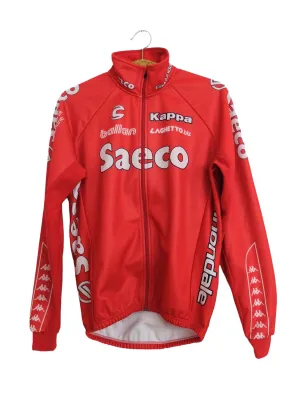 Vintage 00s Y2K Kappa Athletic Sportswear Biking Racing High Roll Neck Zip Up Logo Jacket | Men’s Size S-M