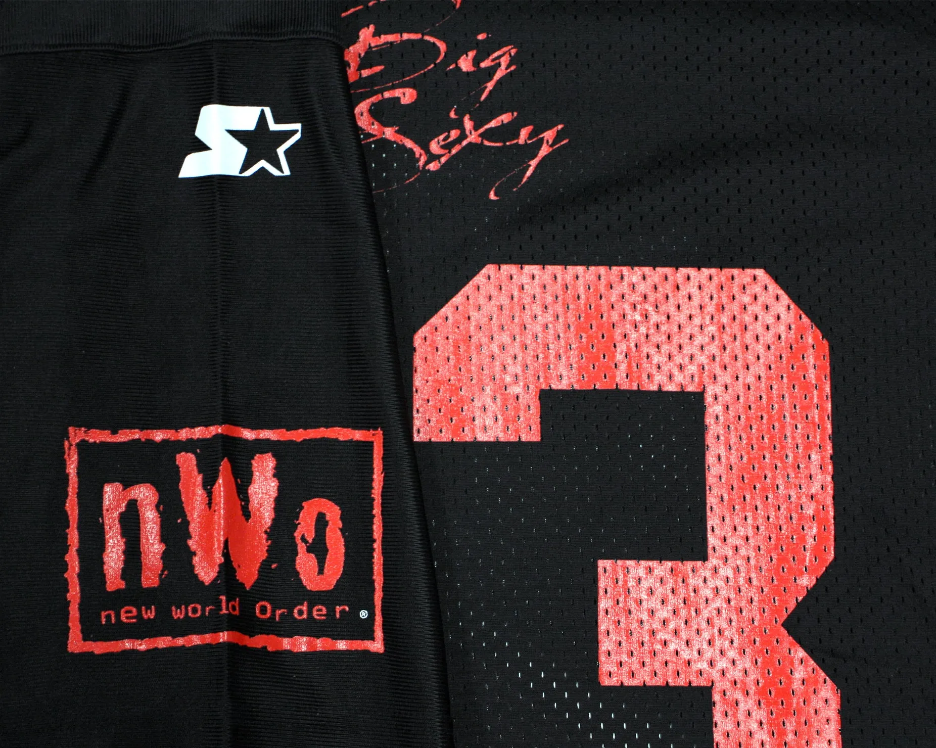 WCW NWO KEVIN NASH STARTER JERSEY LG