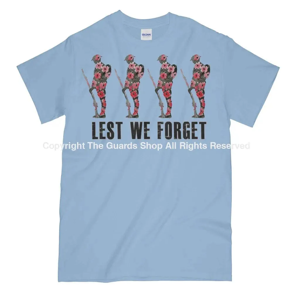 WW1 Tommy Lest We Forget Printed T-Shirt